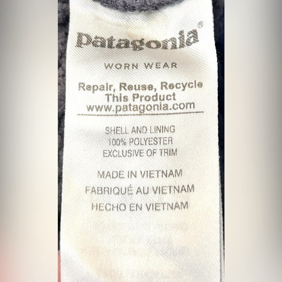 Patagonia Los Gatos 1/4 Zip Fleece Pullover Sweater in Smolder Blue, Size Small - Picture 11 of 14